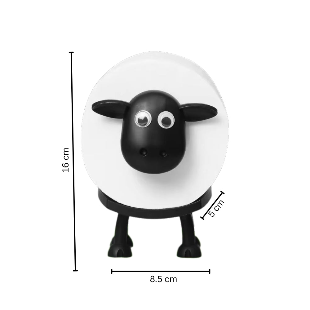 Cute Sheep Toilet Paper Holder Free Standing Decorative Rack