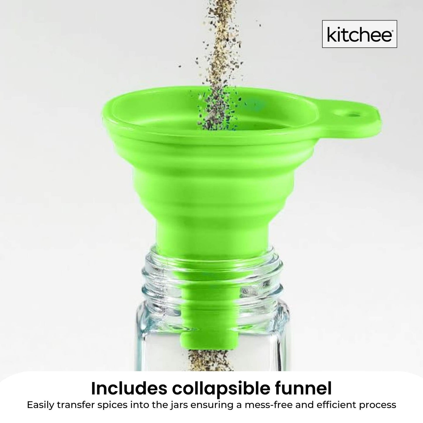 4 Tier Metal Spice Rack - Kitchen Pantry Herb Storage Organiser-4