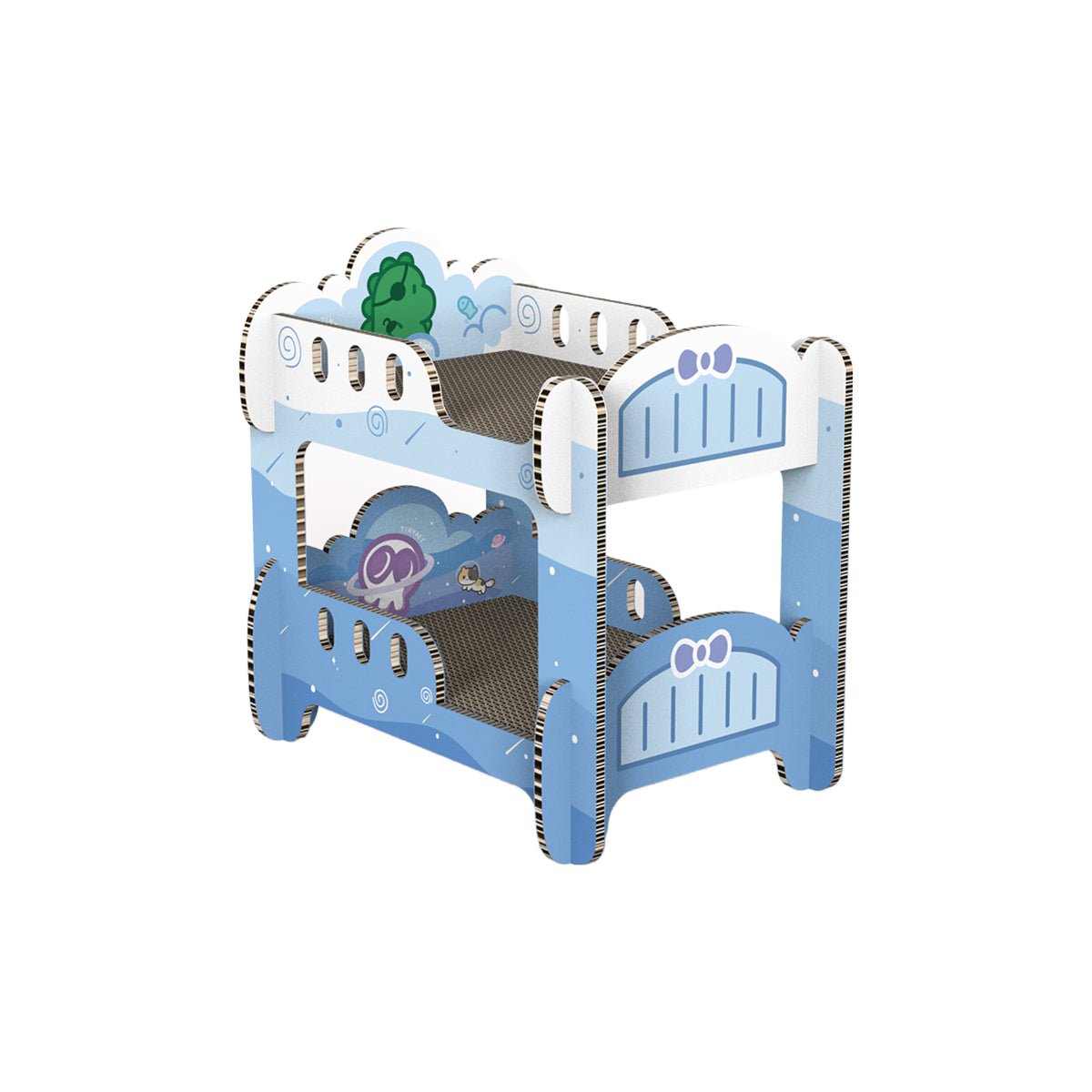 Boys' Dormitory Blue Cat Scratching Board-0