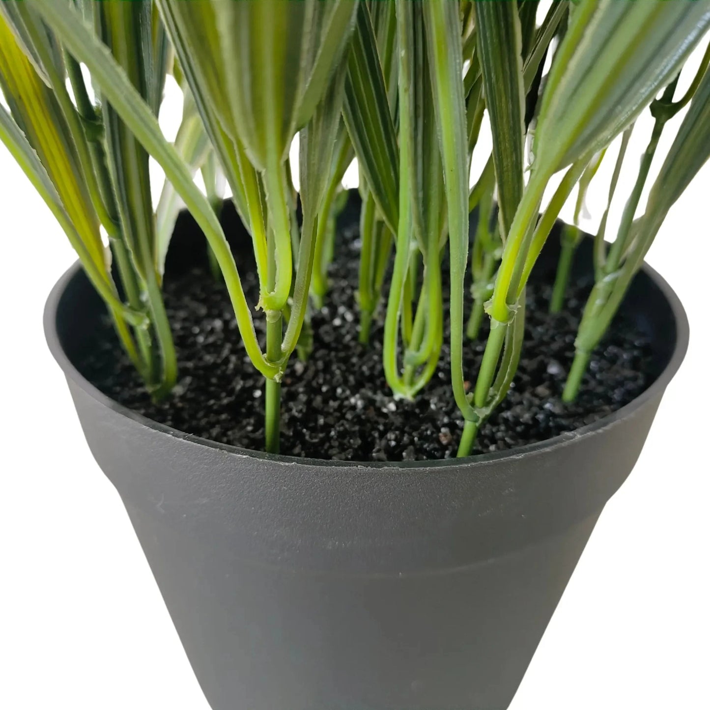 Potted Artificial Grass Plant Dense Green Grass UV Resistant 38cm-4