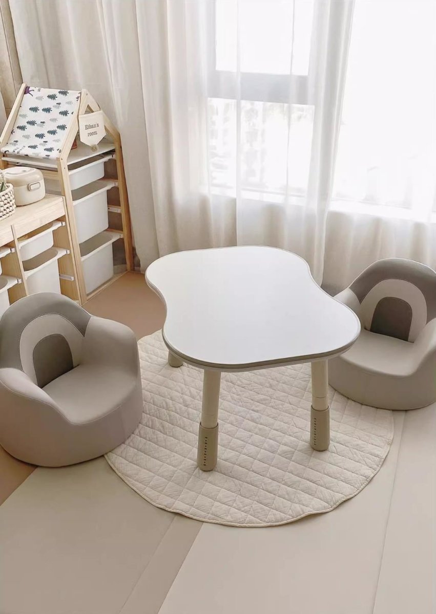 Stripe Impression Mocha Sofa-1