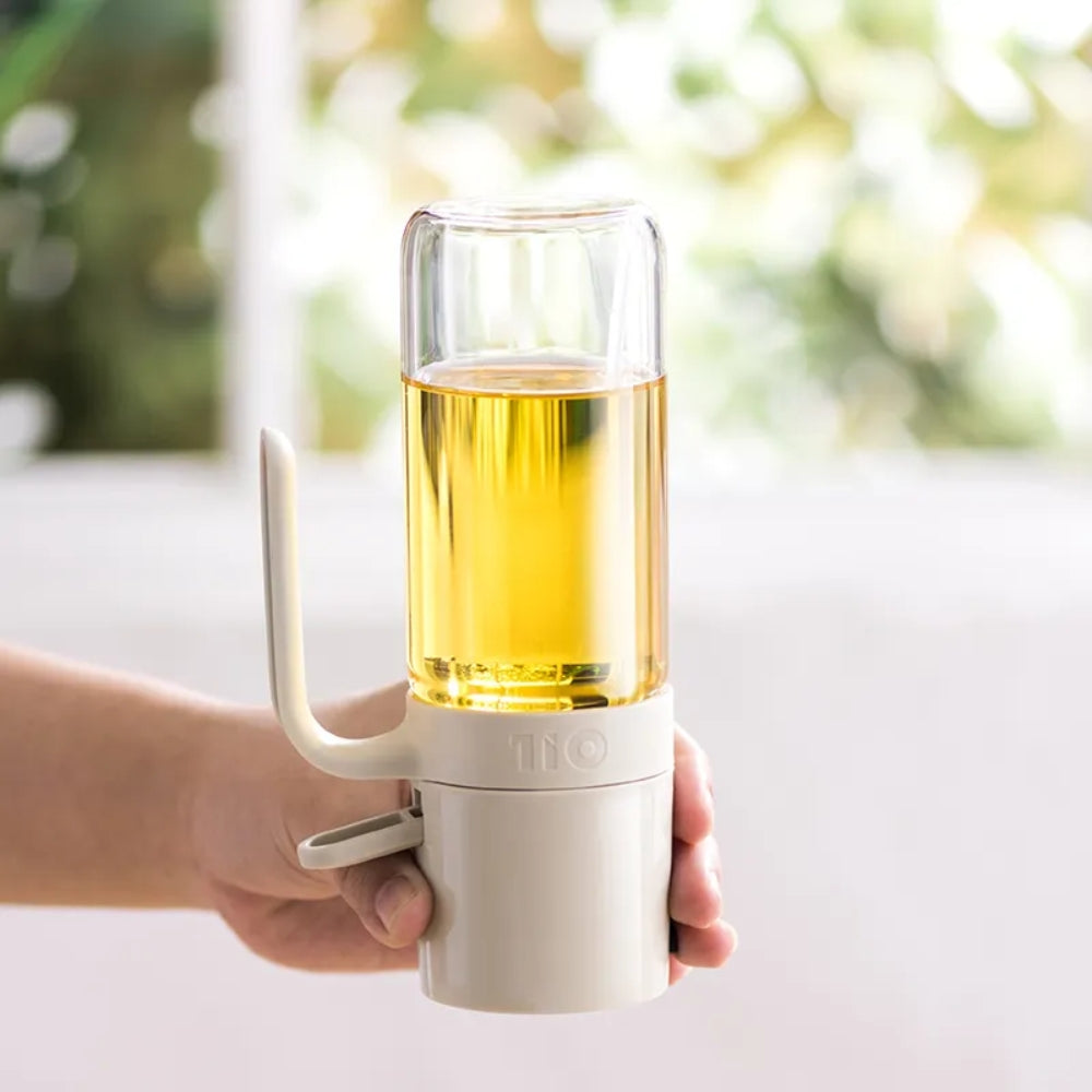 Oil Spray Bottle Glass Cooking Dispenser