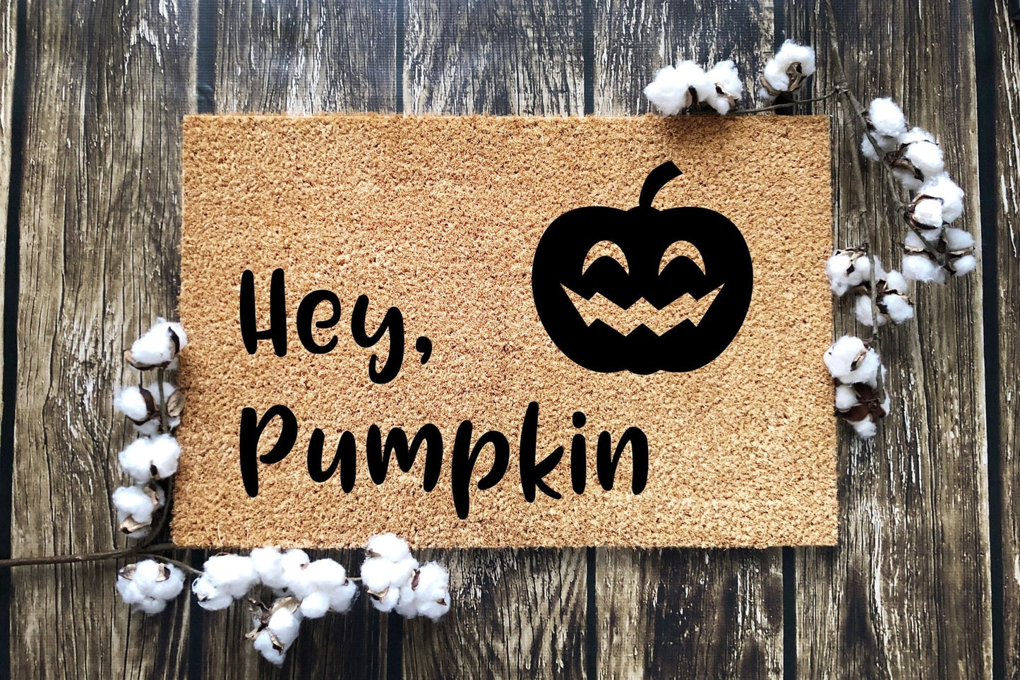Hey, Pumpkin doormat-0