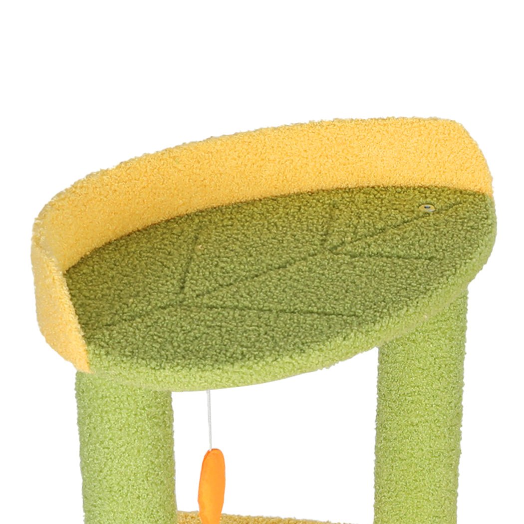 Avocado Cat Multi-Level Condo Scratching Post-3