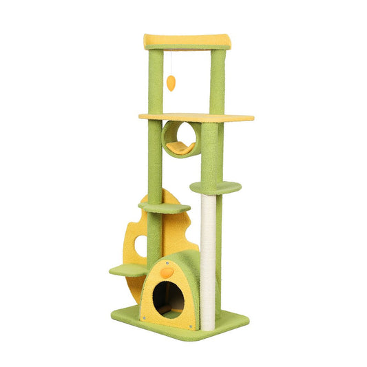 Avocado Cat Multi-Level Condo Scratching Post-0