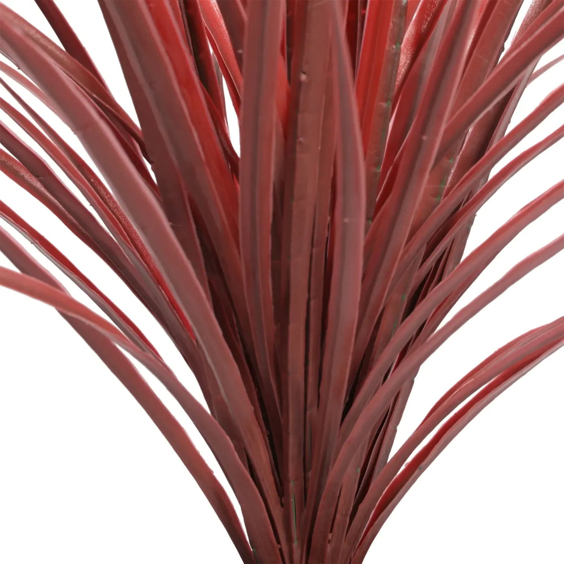 Burgundy Potted Artificial Long Grass (Yucca Grass) 75cm UV Resistant-1