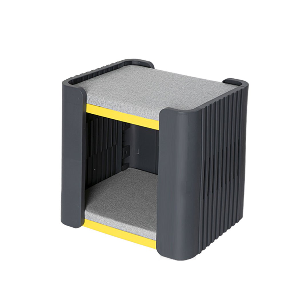Cat House with Memory Foam Mat Calming Bed Kennel-0