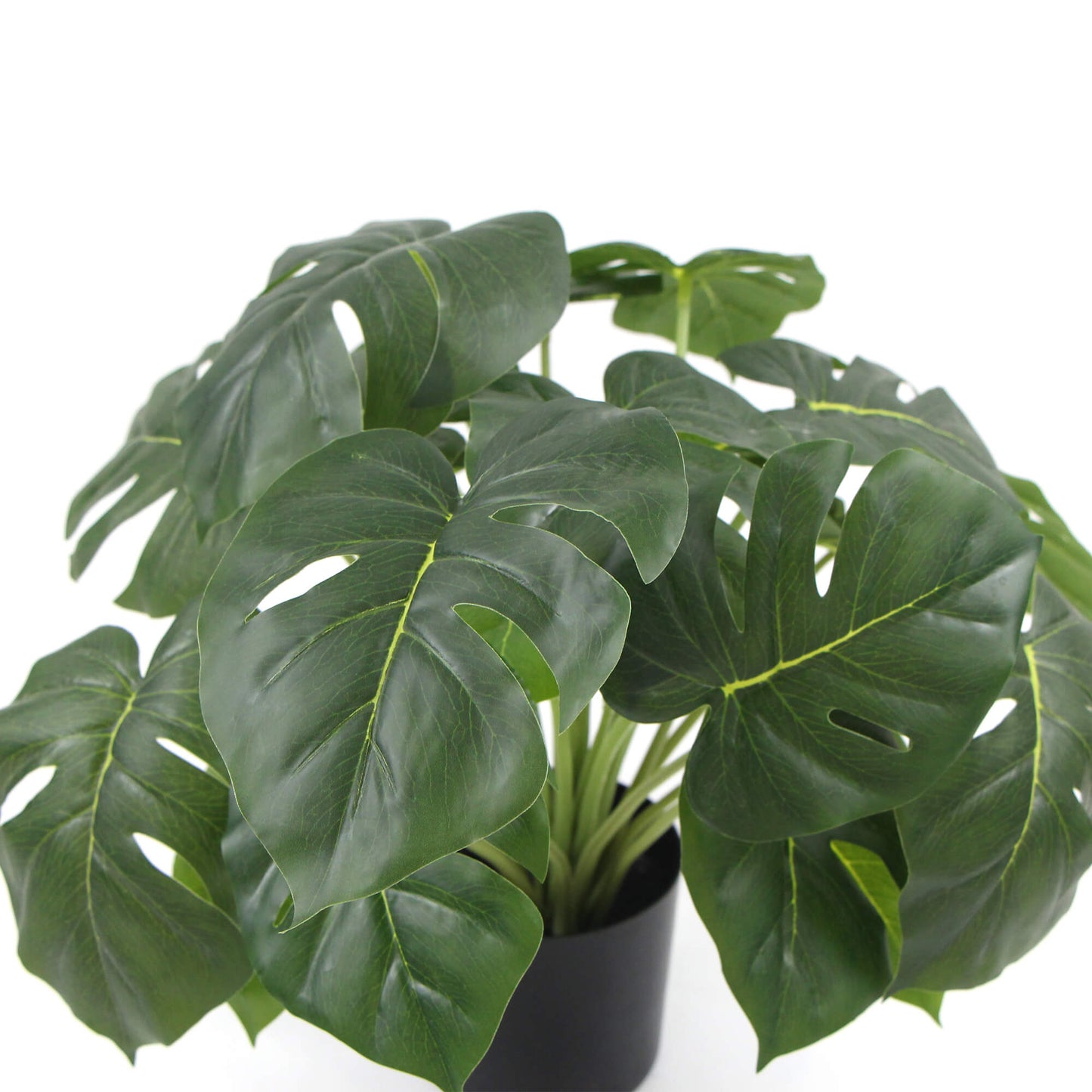 Dense Potted Artificial Split Philodendron Plant With Real Touch Leaves 50cm-1