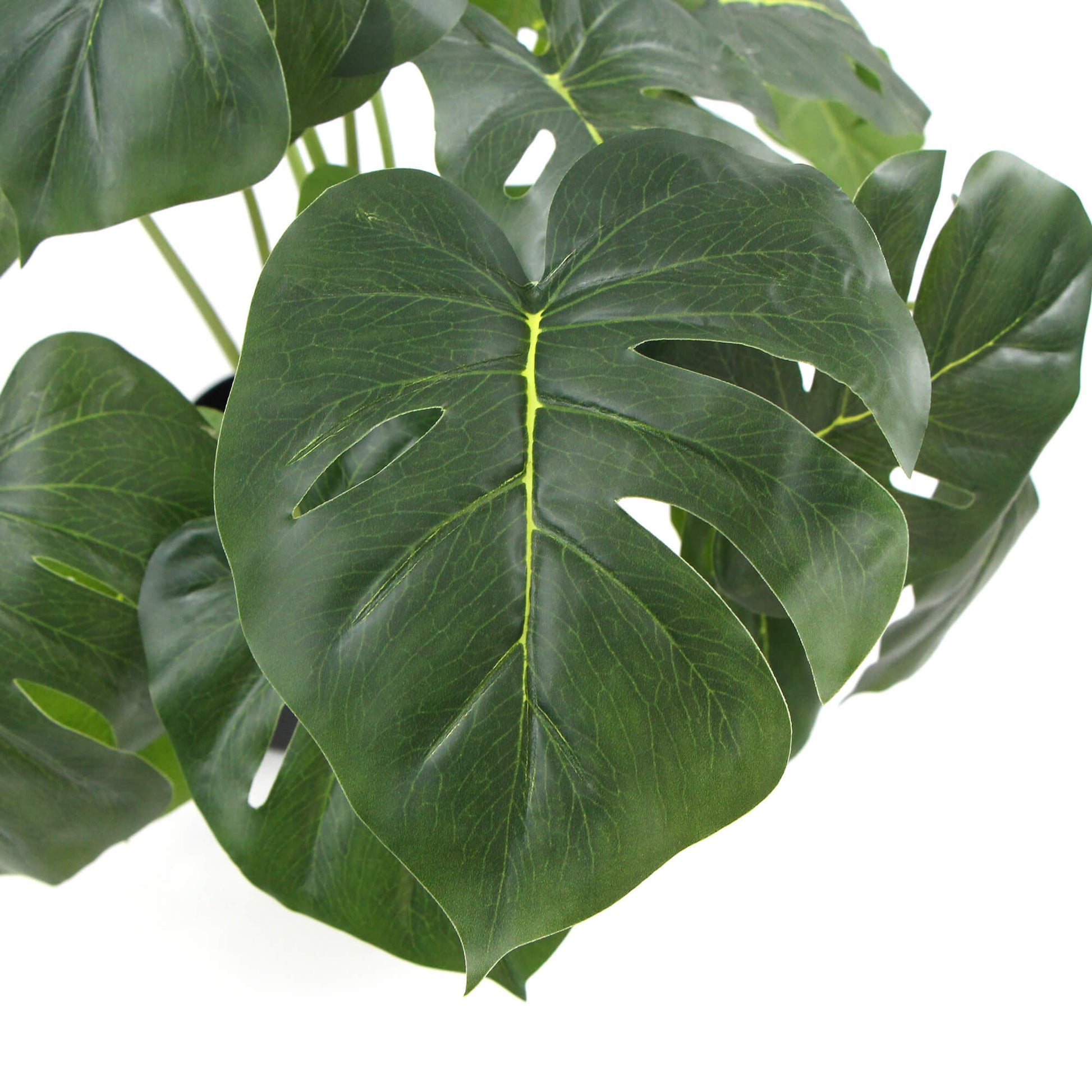 Dense Potted Artificial Split Philodendron Plant With Real Touch Leaves 50cm-3