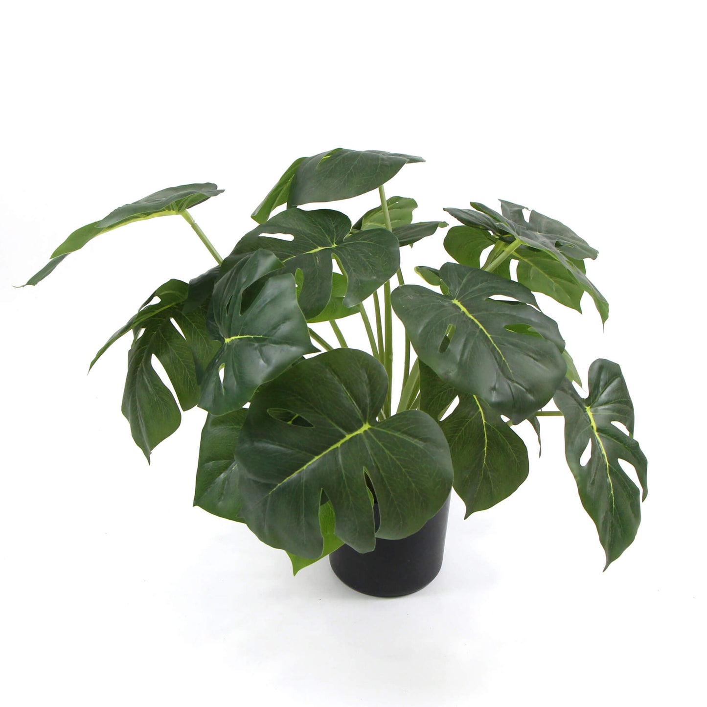 Dense Potted Artificial Split Philodendron Plant With Real Touch Leaves 50cm-2
