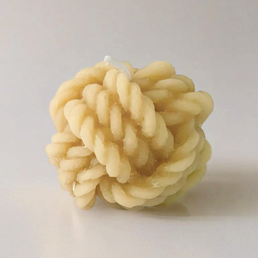 Beeswax Ball Candles | Rope | Box of 3-0