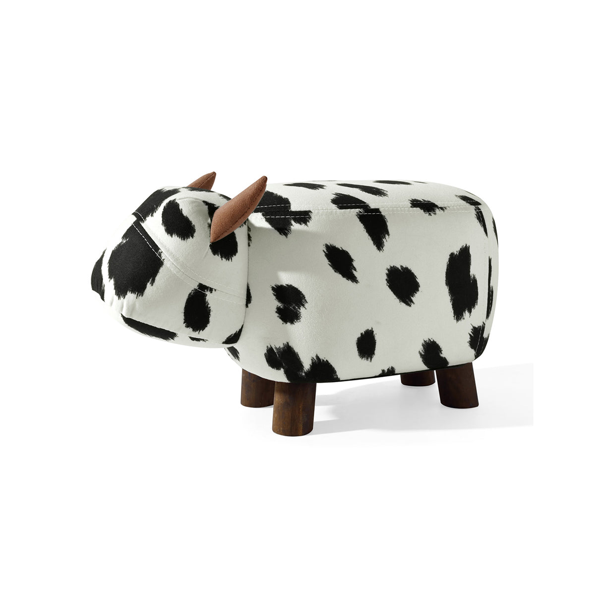 Friendly Cow Kids Black and White Stool-4