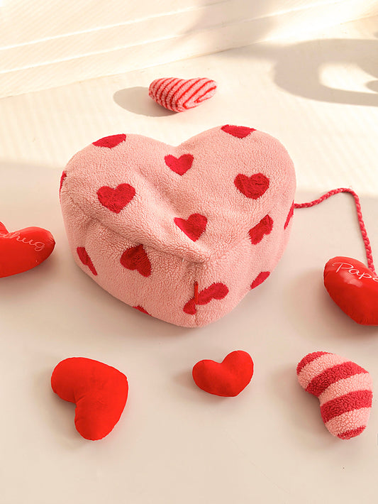Polka Heart Pink Love Stool-0