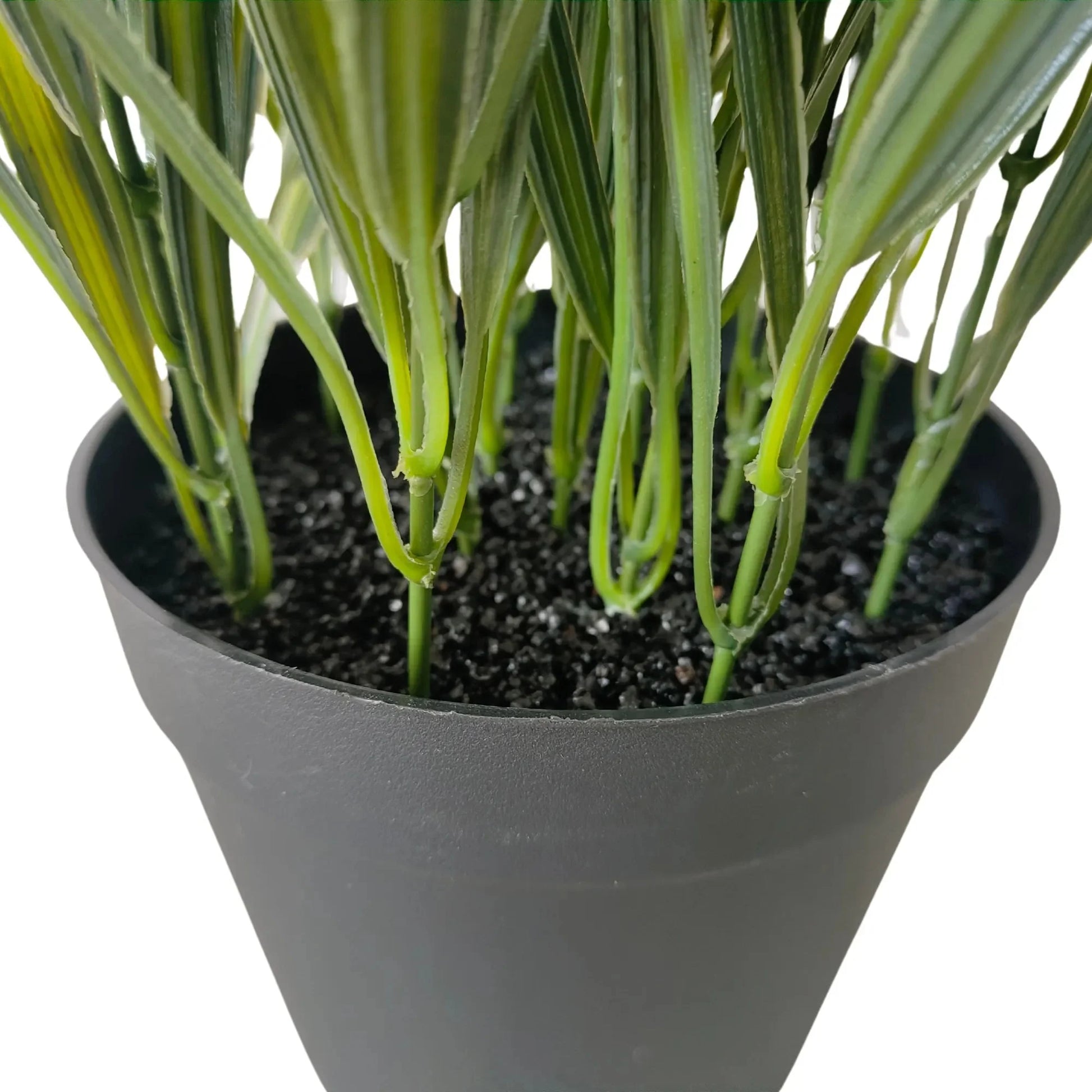Potted Artificial Grass Plant Dense Green Grass UV Resistant 38cm-4