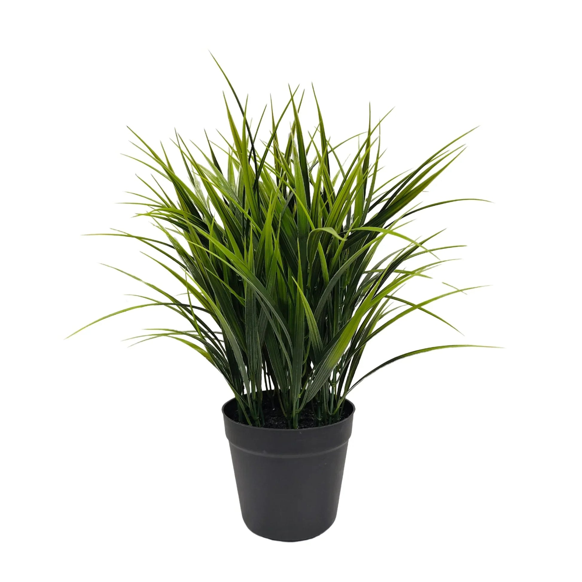 Potted Artificial Grass Plant Dense Green Grass UV Resistant 38cm-0