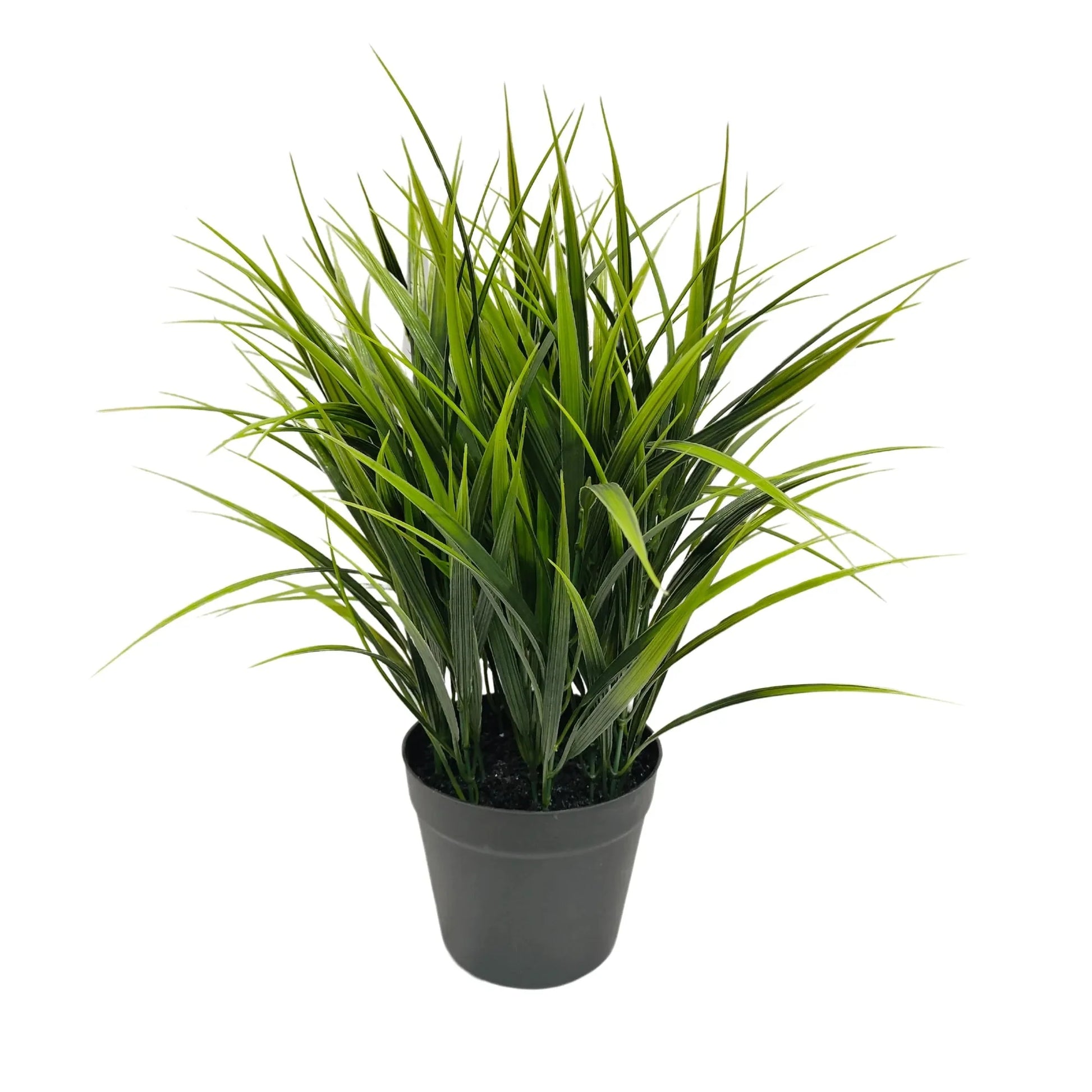 Potted Artificial Grass Plant Dense Green Grass UV Resistant 38cm-2