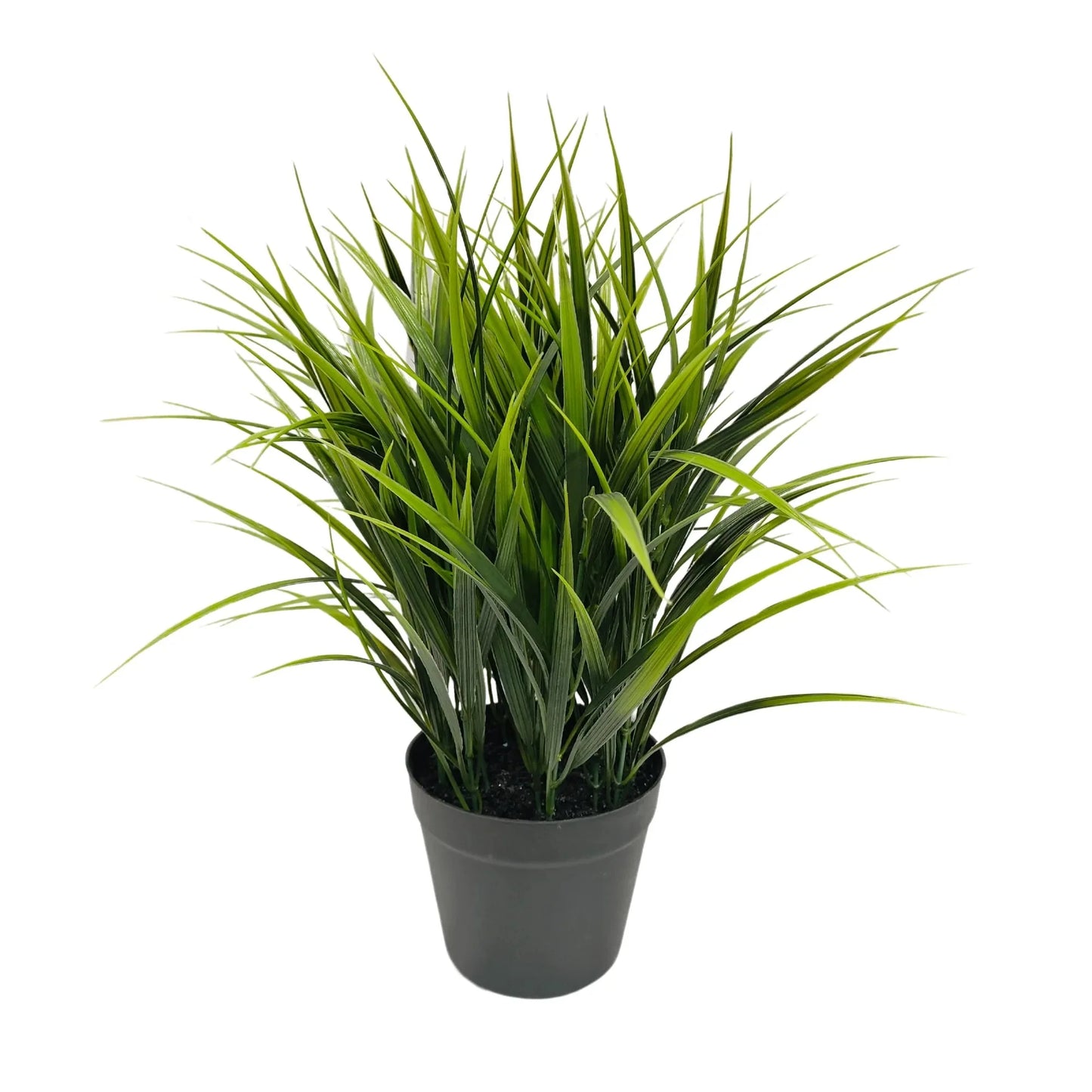 Potted Artificial Grass Plant Dense Green Grass UV Resistant 38cm-3