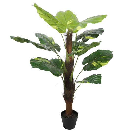 Potted Artificial Pothos Plant with Pole 100cm-0