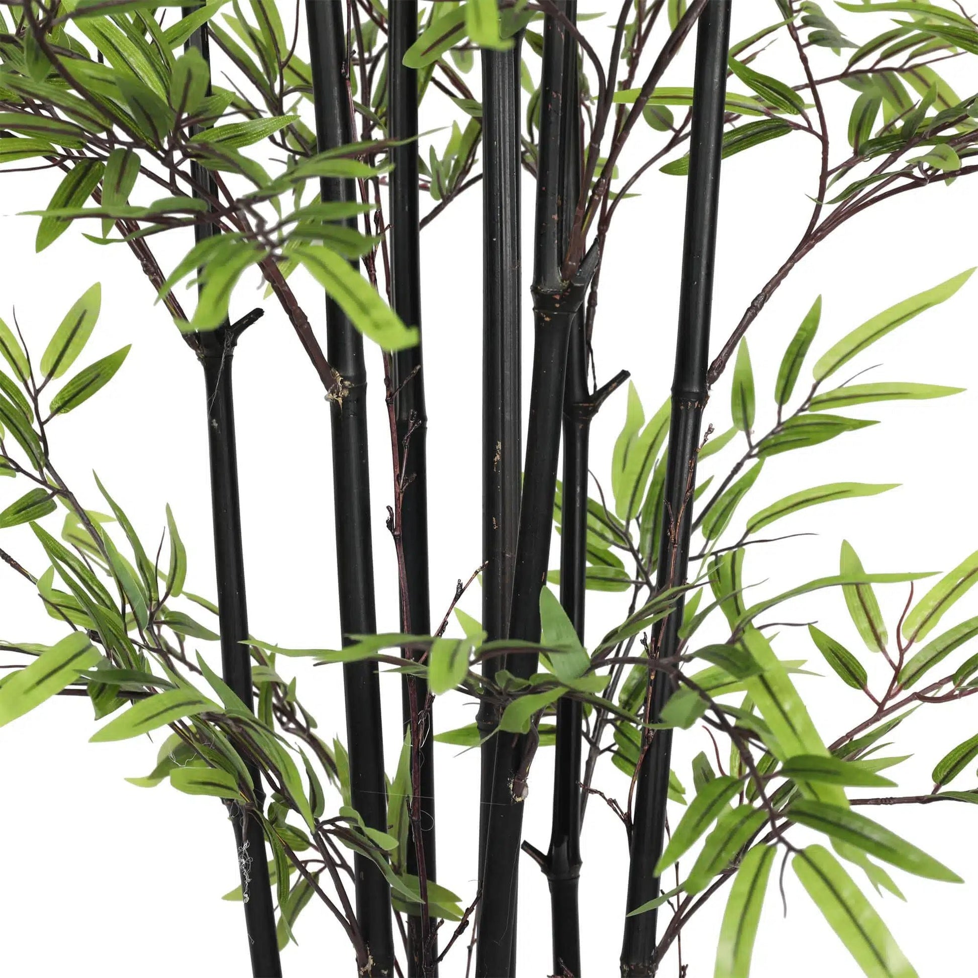 Premium Dense Artificial Black Bamboo 150cm-3