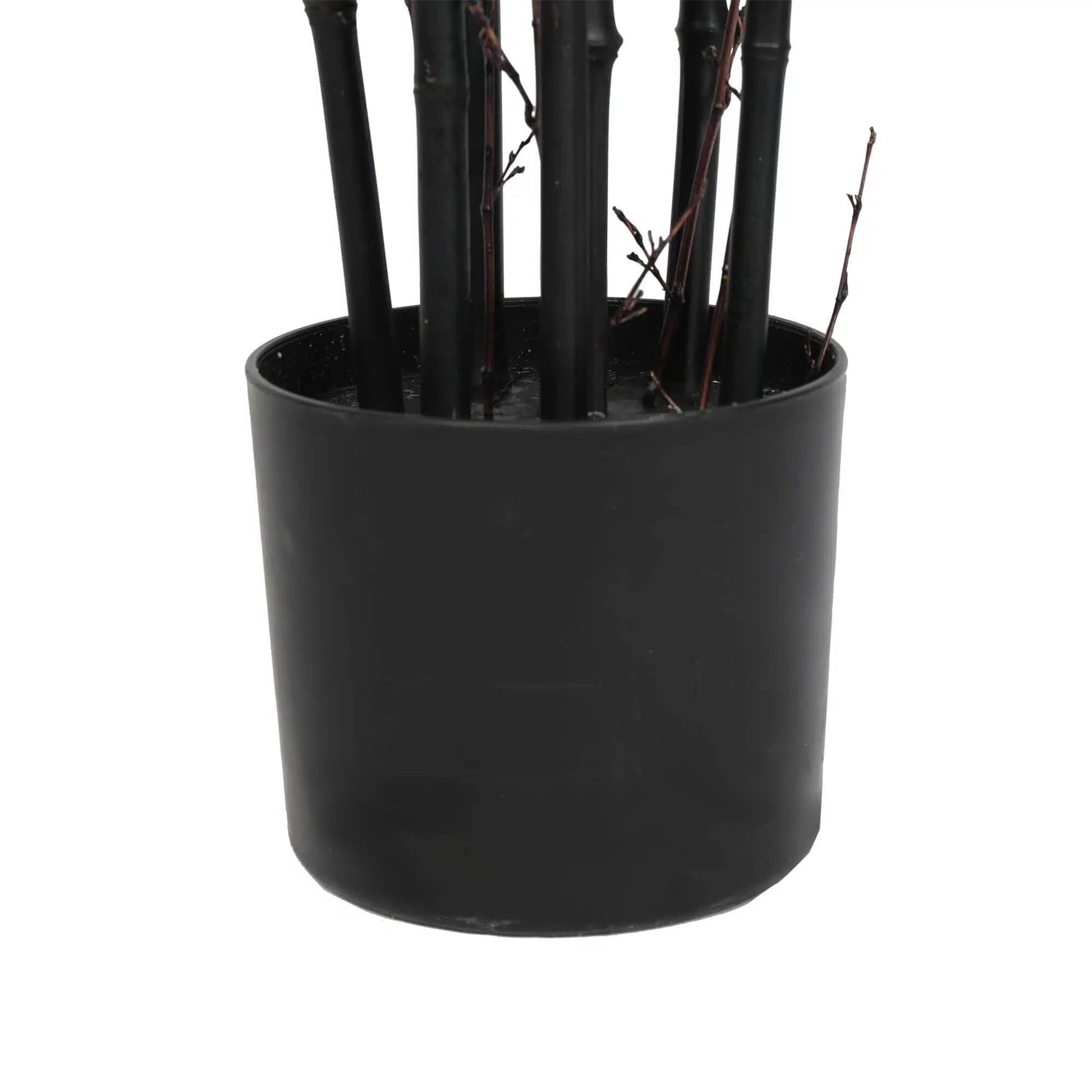 Premium Dense Artificial Black Bamboo 150cm-4