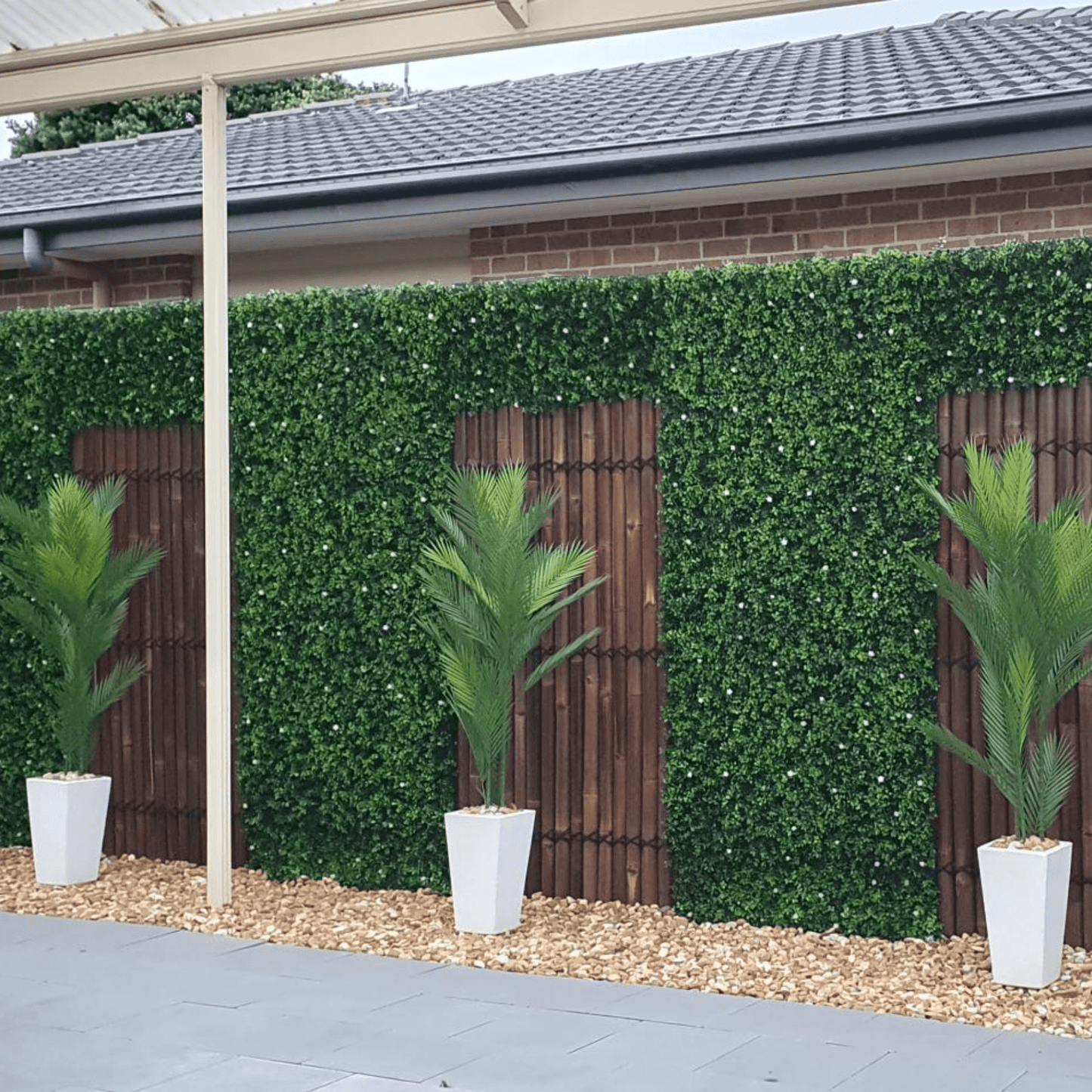 Real Touch Artificial Phoenix Palm Tree UV Resistant 135cm-4