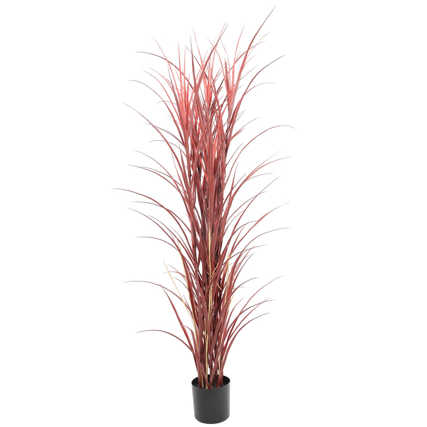 Vibrant Burgundy Artificial Long Grass – 180cm, UV Protected-0